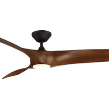 Load image into Gallery viewer, Zephyr Downrod LED Ceiling Fan in Detail.
