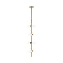 Load image into Gallery viewer, ModernRail LED Pendant Light in Gold.
