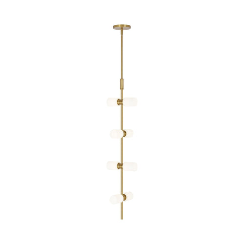 ModernRail LED Pendant Light in Gold.