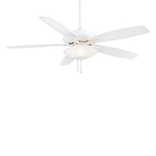 Load image into Gallery viewer, Mojo Ceiling Fan in White / Frosted White/LED.
