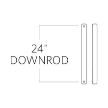 Load image into Gallery viewer, 24-Inch Downrod - line drawing.
