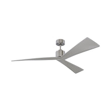 Load image into Gallery viewer, Adler Ceiling Fan in Brushed Steel (60-Inch).
