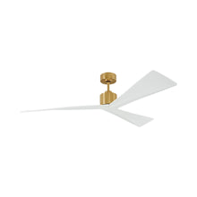 Load image into Gallery viewer, Adler Ceiling Fan in Burnished Brass (60-Inch).
