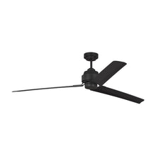 Load image into Gallery viewer, Arcade Ceiling Fan in Midnight Black (68-Inch).
