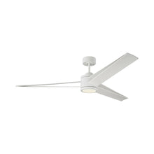 Load image into Gallery viewer, Armstrong LED Ceiling Fan in Matte White.
