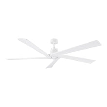 Load image into Gallery viewer, Aspen Ceiling Fan in Matte White (70-Inch).
