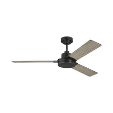 Load image into Gallery viewer, Jovie Ceiling Fan in Aged Pewter/Light Grey Weathered Oak.
