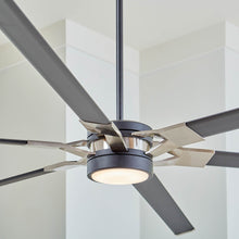 Load image into Gallery viewer, Loft LED Ceiling Fan in Detail.
