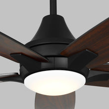 Load image into Gallery viewer, Lowden Indoor / Outdoor LED Ceiling Fan in Detail.
