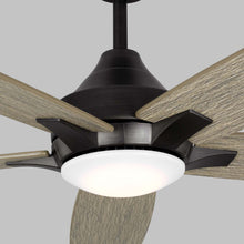 Load image into Gallery viewer, Lowden Indoor / Outdoor LED Ceiling Fan in Detail.

