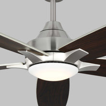 Load image into Gallery viewer, Lowden Indoor / Outdoor LED Ceiling Fan in Detail.
