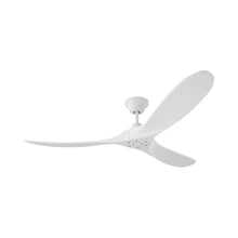 Load image into Gallery viewer, Maverick Ceiling Fan in Matte White.
