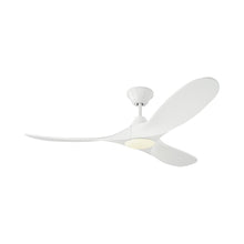Load image into Gallery viewer, Maverick II Ceiling Fan in Matte White (52-Inch).
