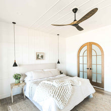 Load image into Gallery viewer, Maverick II Ceiling Fan in bedroom.
