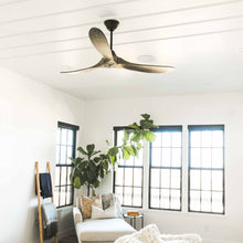 Load image into Gallery viewer, Maverick II Ceiling Fan in living room.
