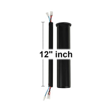 Load image into Gallery viewer, Minimalist Downrod in Matte Black (12 Inches).
