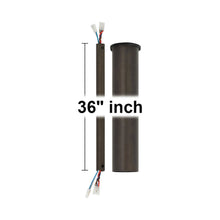 Load image into Gallery viewer, Minimalist Downrod in Aged Pewter (36 Inches).
