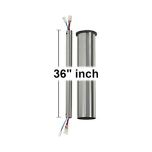 Load image into Gallery viewer, Minimalist Downrod in Brushed Steel (36 Inches).

