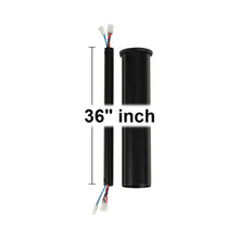 Load image into Gallery viewer, Minimalist Downrod in Matte Black (36 Inches).
