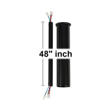 Load image into Gallery viewer, Minimalist Downrod in Matte Black (48 Inches).
