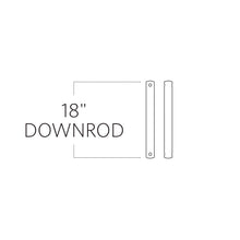 Load image into Gallery viewer, Minimalist Downrod - line drawing.
