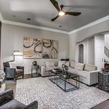 Load image into Gallery viewer, Minimalist LED Ceiling Fan in bedroom.
