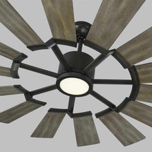 Load image into Gallery viewer, Prairie LED Ceiling Fan in Detail.
