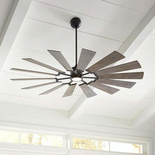 Load image into Gallery viewer, Prairie LED Ceiling Fan in Detail.
