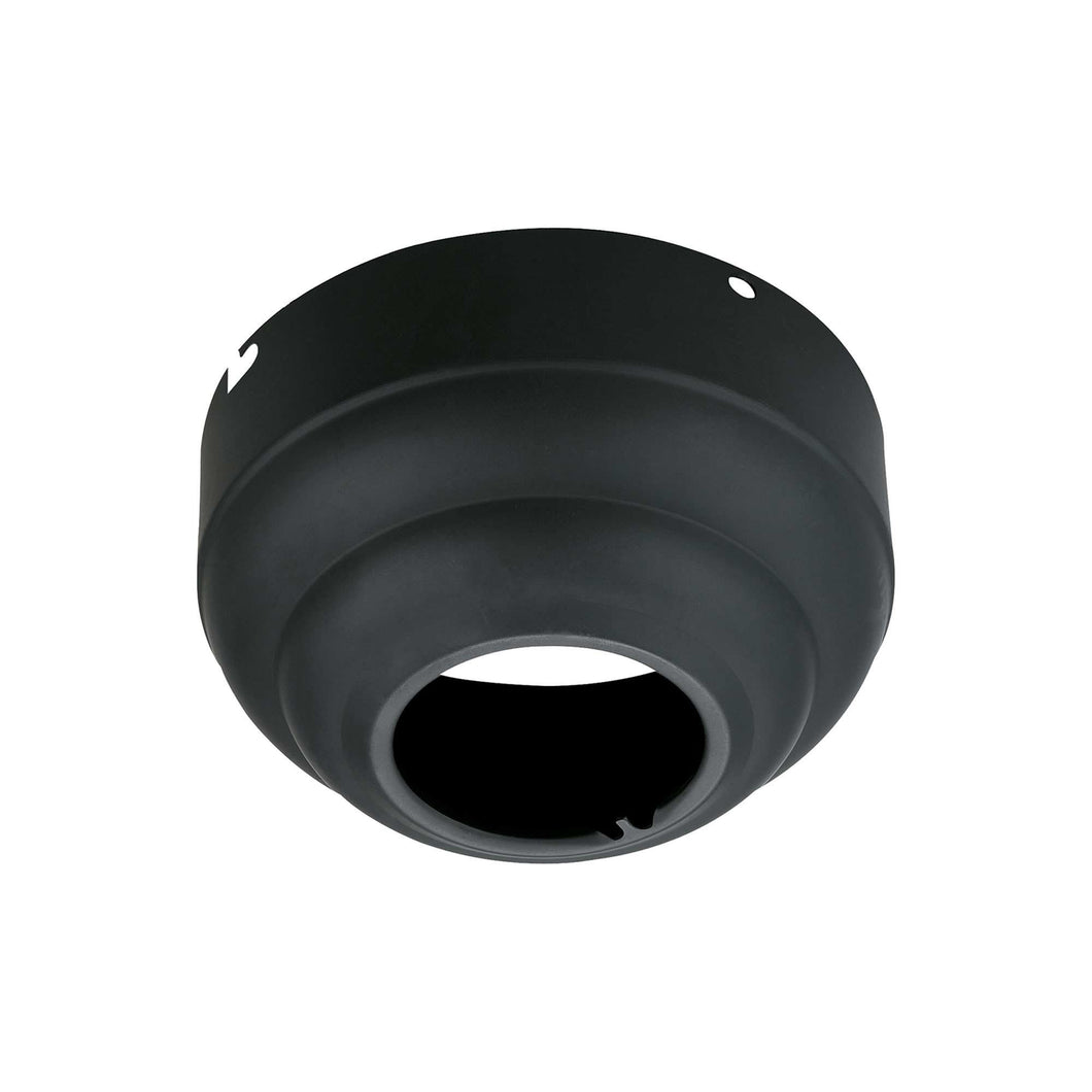 Slope Ceiling Adapter in Matte Black.
