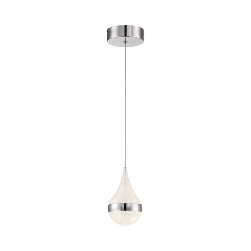 Moonshot LED Mini Pendant Light in Chrome.