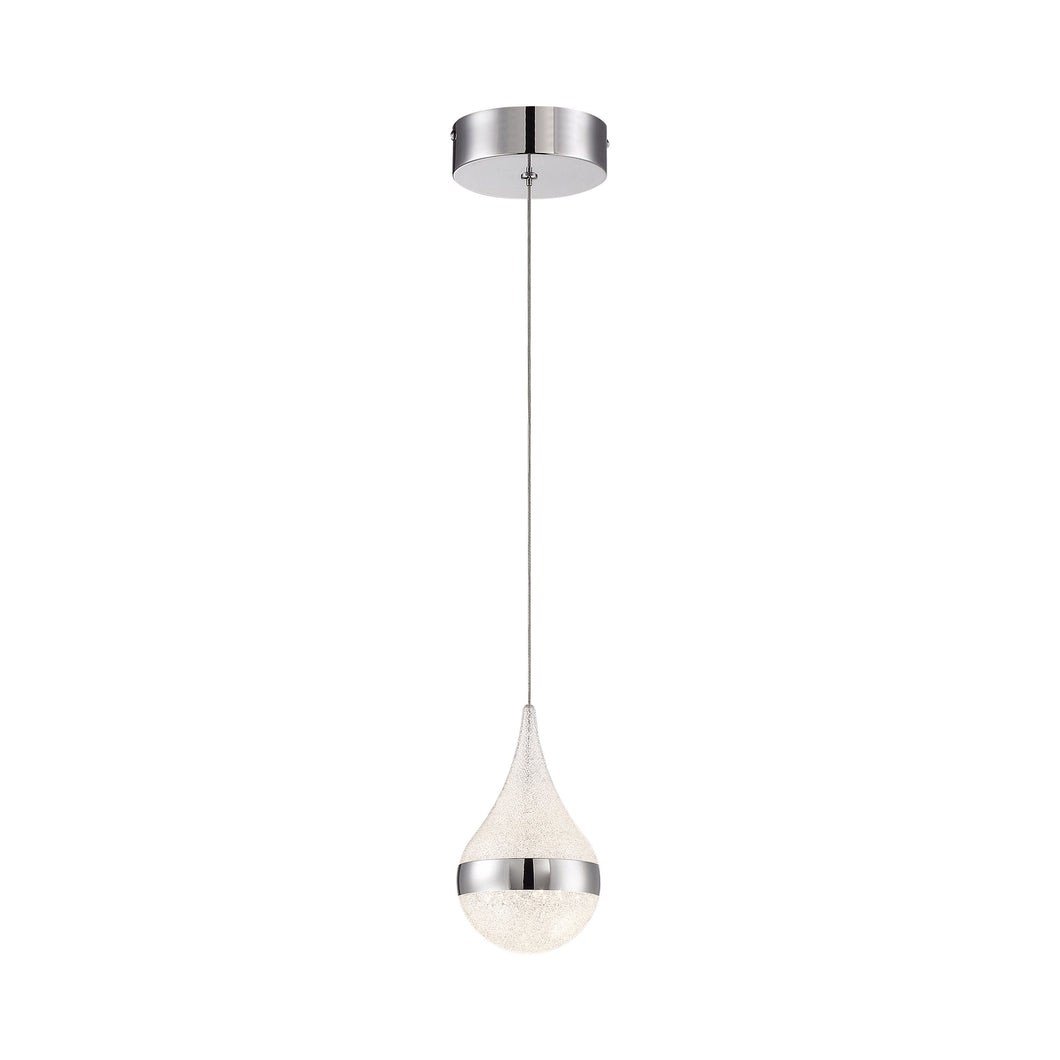 Moonshot LED Mini Pendant Light in Chrome.