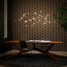 Load image into Gallery viewer, Flock of Light LED Chandelier in office.
