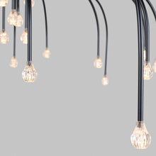 Load image into Gallery viewer, Starfall Light LED Chandelier in Detail.

