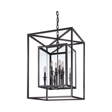 Load image into Gallery viewer, Morgan Chandelier in Deep Bronze (8-Light).
