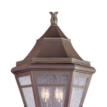 Load image into Gallery viewer, Morgan Hill Outdoor Wall Lantern in Detail.
