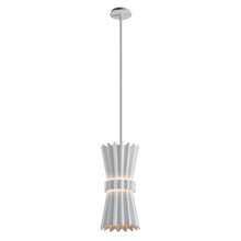 Load image into Gallery viewer, Moxy Pendant Light in Gesso White/Single.
