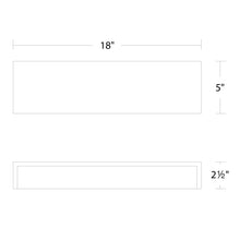 Load image into Gallery viewer, Museo LED Bath Vanity Light - line drawing.
