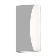 Load image into Gallery viewer, Nami Outdoor LED Wall Light in Textured Gray.
