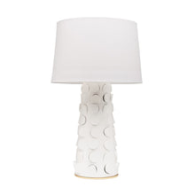 Load image into Gallery viewer, Naomi Table Lamp in White.
