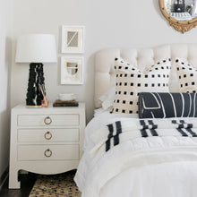 Load image into Gallery viewer, Naomi Table Lamp in bedroom.
