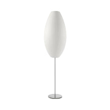 Load image into Gallery viewer, Nelson® Cigar Lotus Floor Lamp in Large / Brushed Nickel
