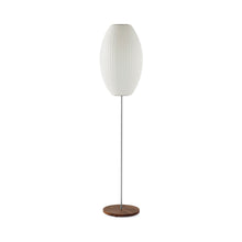 Load image into Gallery viewer, Nelson® Cigar Lotus Floor Lamp in Medium / Walnut
