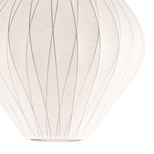 Load image into Gallery viewer, Nelson® Pear Crisscross Bubble Pendant Light in Detail
