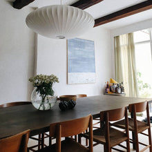 Load image into Gallery viewer, Nelson® Saucer Bubble Pendant Light In Use
