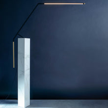 Load image into Gallery viewer, Bird LED Table Lamp in exhibition.
