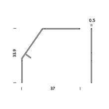 Load image into Gallery viewer, Bird LED Table Lamp - line drawing.
