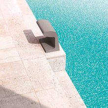 Load image into Gallery viewer, Borne Beton LED Floor Lamp in outside area.

