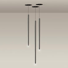 Load image into Gallery viewer, Canna Nuda Metallo LED Pendant Light in Detail.
