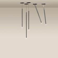 Load image into Gallery viewer, Canna Nuda Metallo LED Pendant Light in Detail.
