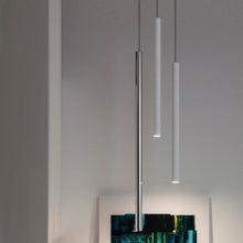 Load image into Gallery viewer, Canna Nuda Metallo LED Pendant Light in living room.

